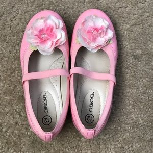 Cherokee Brand Girls Pink Flats